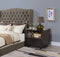 Dayle Night Table, Faux Marble & Espresso